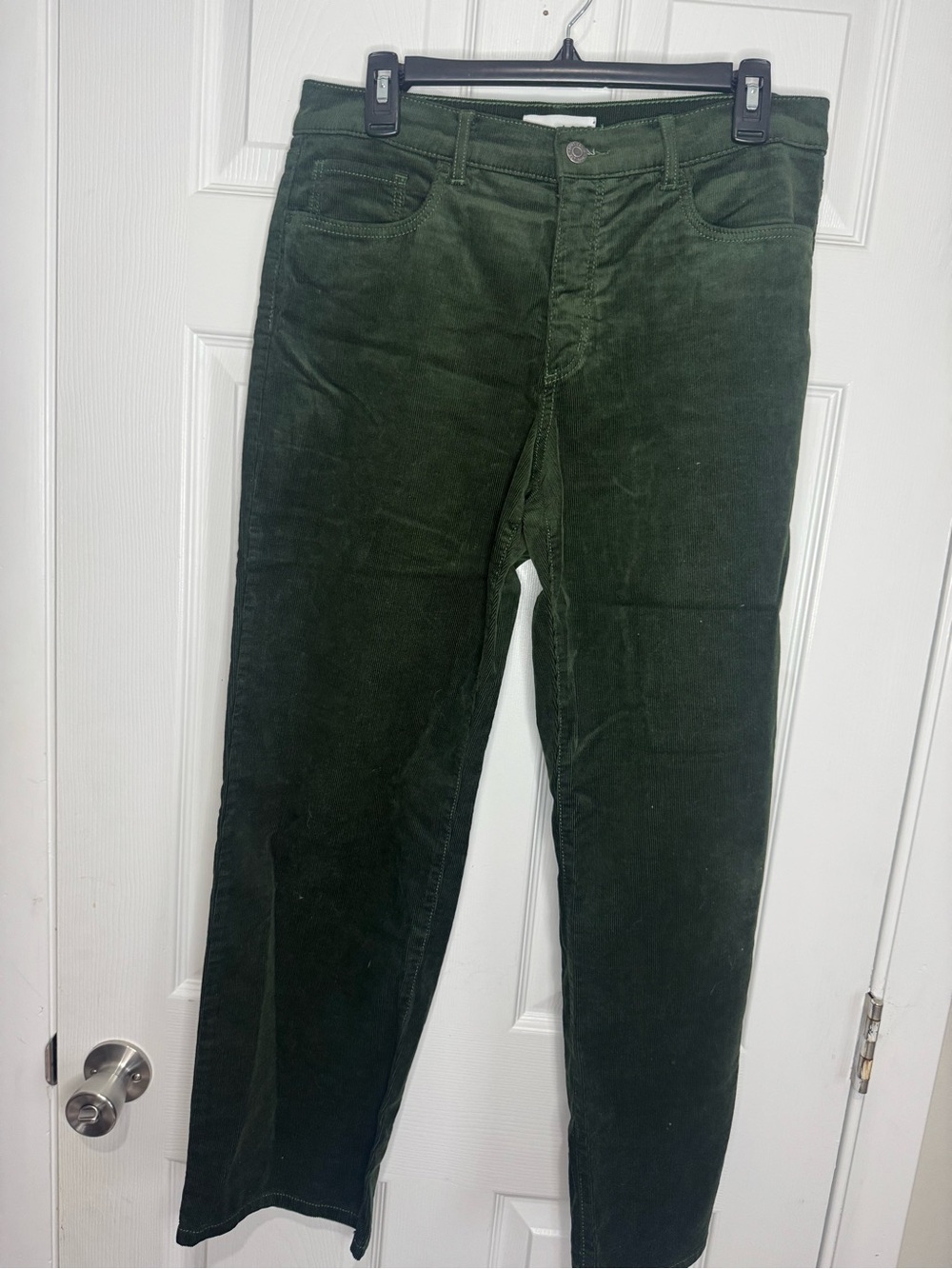LOFT Forest Green Corduroy Pants